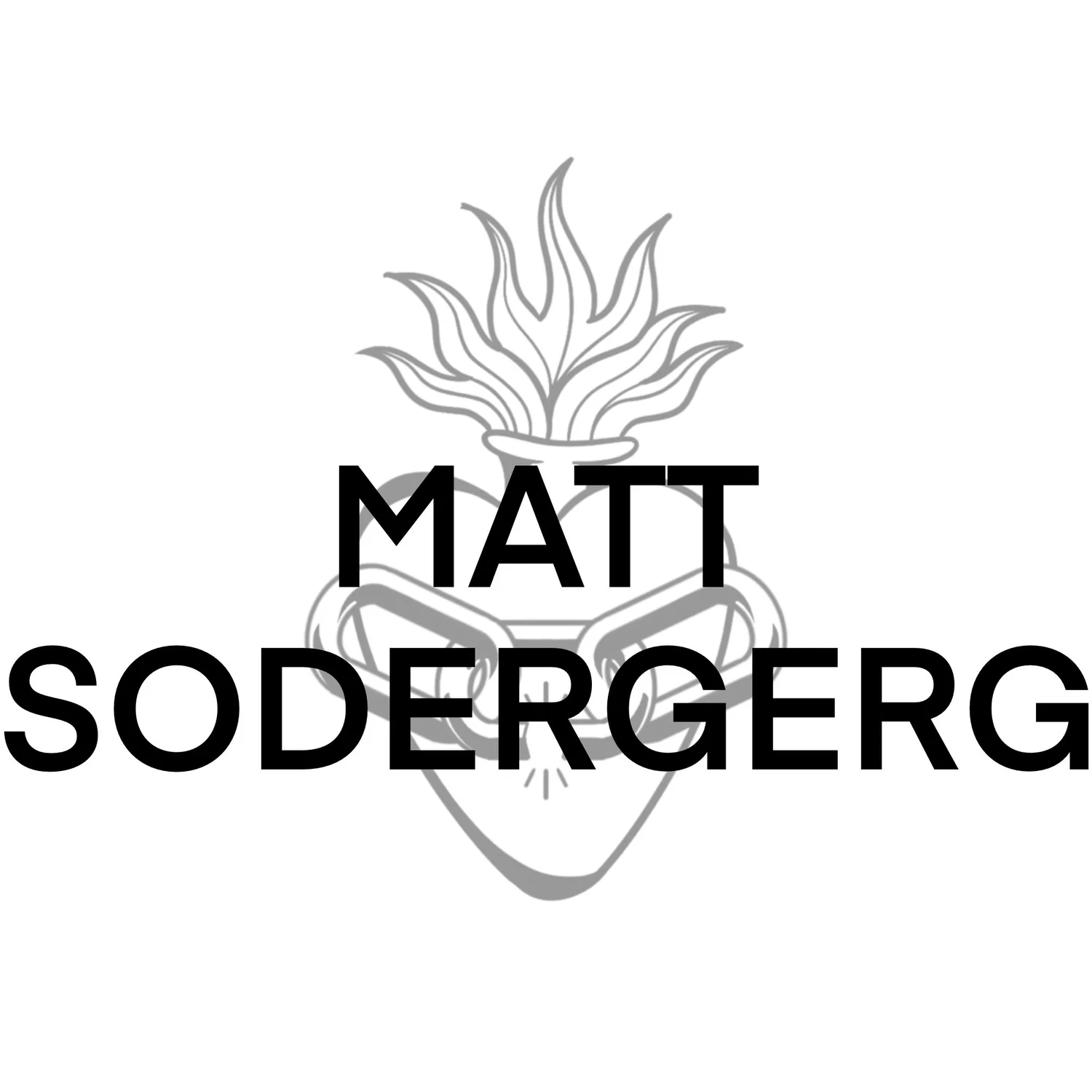 Matt Soderberg — flaming heart artist card