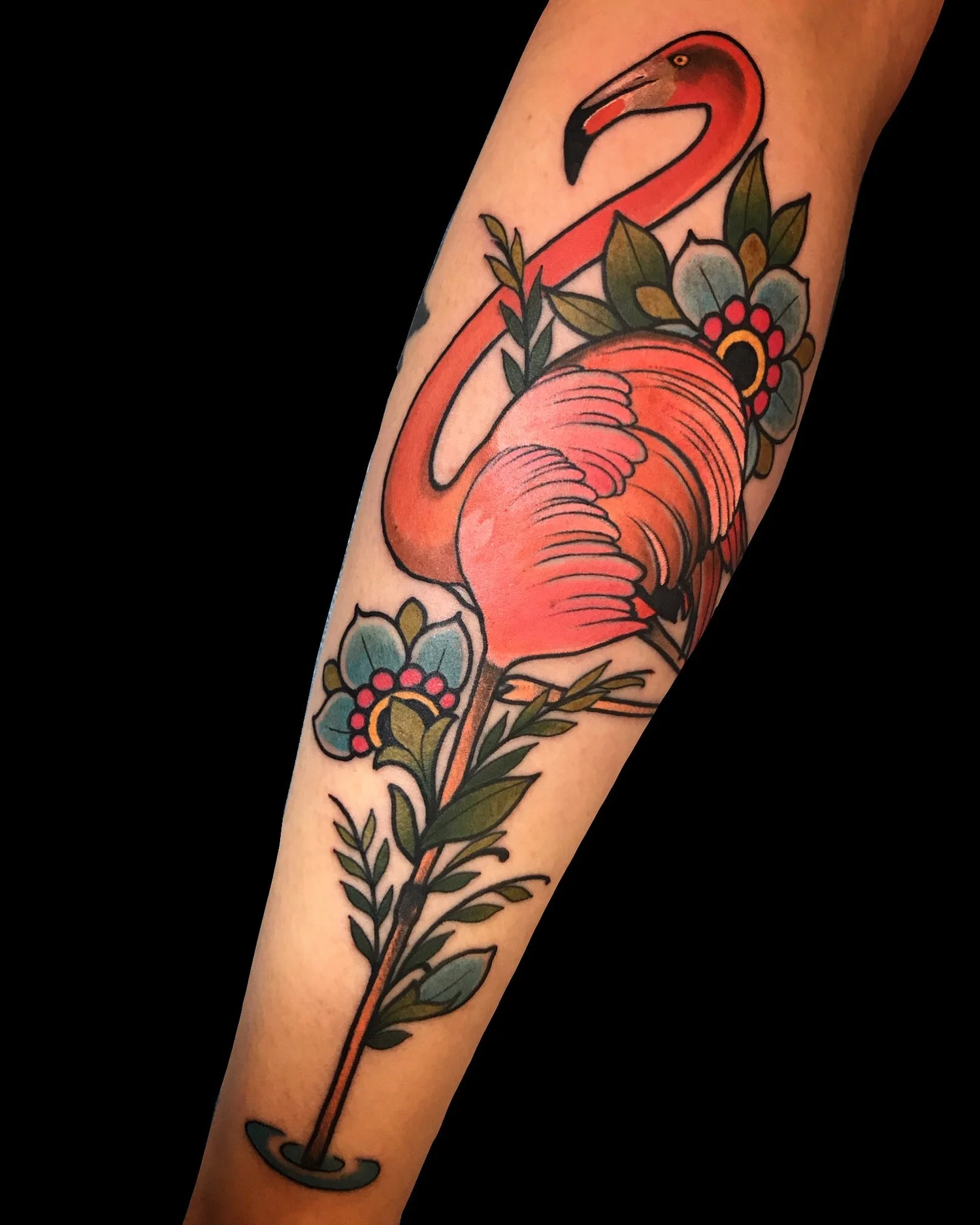 Bird tattoo by Jeremy Swan